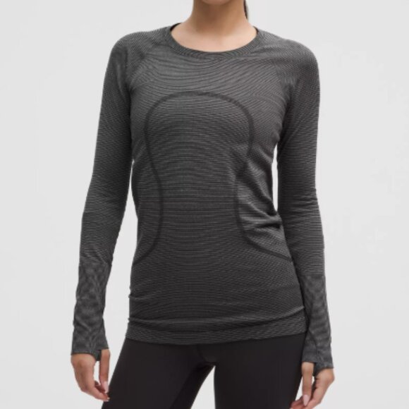 NWT Lululemon Swiftly Tech Long Sleeves Top Heather Gray - Picture 1 of 8
